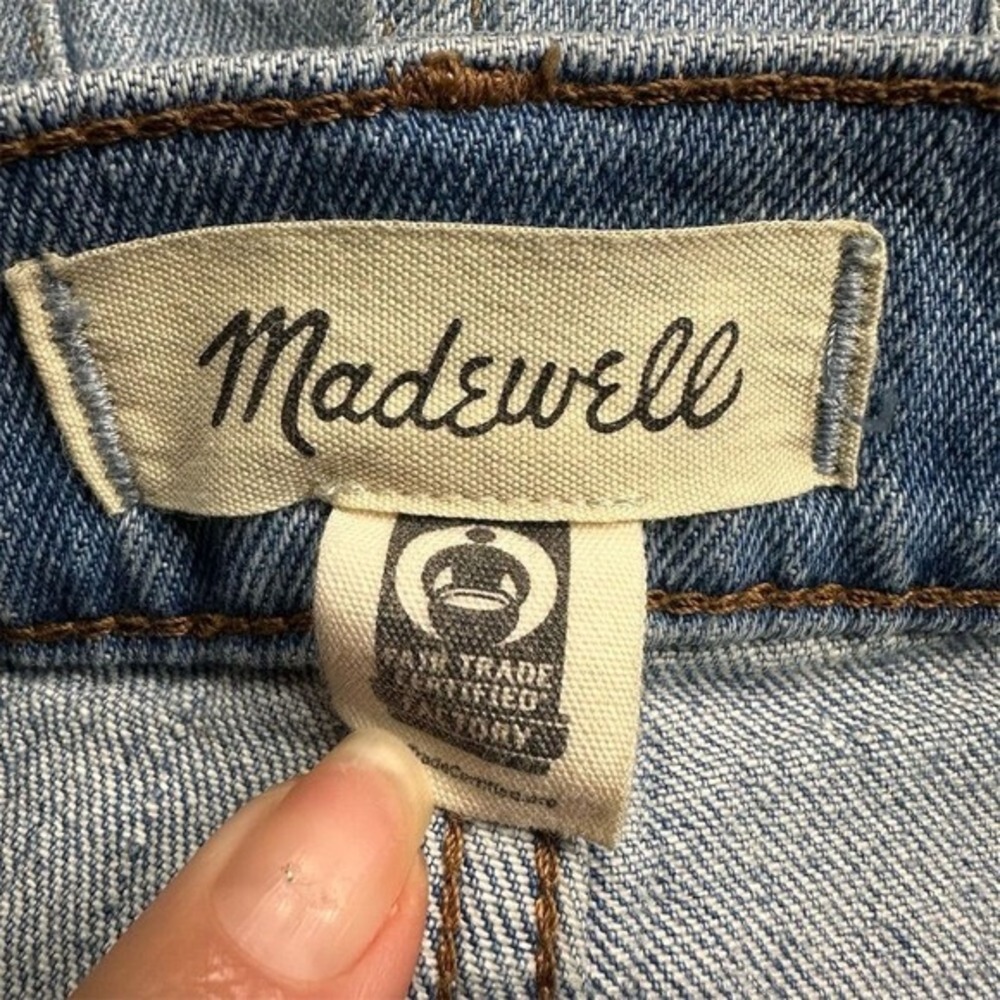 Madewell Women's Perfect Vintage Jean Size 25 Blue‎ Distressed Coney Wash - Picture 7 of 13
